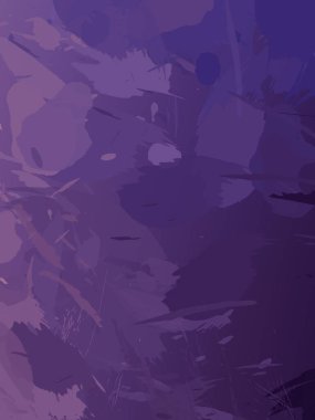 Fırça darbesi ile boyanmış. Sanatsal canlılık ve renkli duvar kâğıdı. Kaotik resim. Taranmış Boyalı Soyut Arkaplan. 