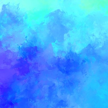 Canlı fırça darbeleriyle boyanmış. Renkli desenli resim. Fırçalanmış duvar kağıdını boya.