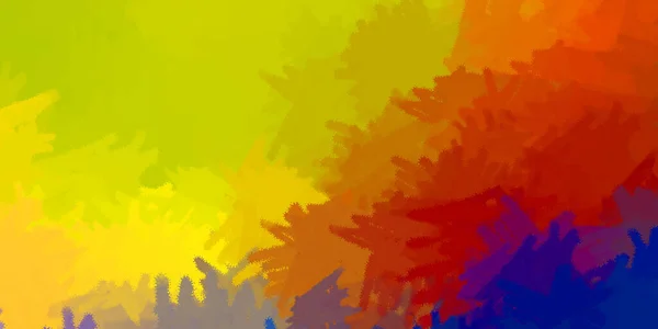 Żywy Wzór Farby Tle Ilustracja Kolorowych Pociągnięć Pędzla Dekoracyjne Malowanie — Zdjęcie stockowe