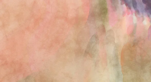 Современная Живопись Успокаивающих Мазков Кисти Напоминающих Спиртовые Чернила Акварель Абстрактная — стоковое фото