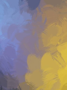 Vahşi fırça darbeleri. Taranmış Boyalı Soyut Arkaplan. Fırça darbesi ile boyanmış. Boya darbeleri. 2B Görüntü.