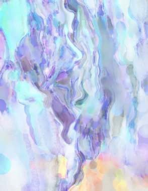 Suluboya fırça darbeleri. Modern sanat. Soyut doku. 2D çizim. Yüzeyde etkileyici el yapımı suluboya. Renkli bir fon. Çok renkli arkaplan. Çağdaş duvar sanatı. 