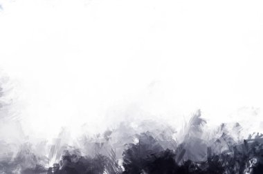 Canlı fırça darbeleriyle boyanmış. Renkli desenli resim. Fırçalanmış duvar kağıdını boya.