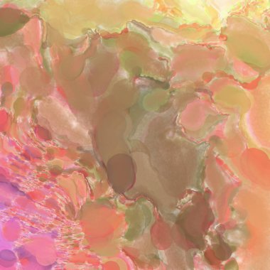 Çağdaş sanat. El işçiliğinin renkli dokusu. Modern resim. Yüzeyde suluboya vuruşlar. Sanatsal arkaplan resmi. Tablo üzerinde soyut resim. Fırça darbeleri. 