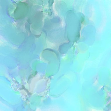 Çağdaş sanat. El işçiliğinin renkli dokusu. Modern resim. Yüzeyde suluboya vuruşlar. Sanatsal arkaplan resmi. Tablo üzerinde soyut resim. Fırça darbeleri. 