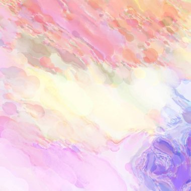 El yapımı sürreal soyut desenli suluboya. Modern sanatsal resim. 2D çizim. Arkaplan boyası karışımı. Yaratıcı duvar sanatı. Çağdaş sanat.