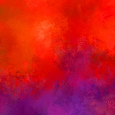 Canlı fırça darbeleriyle boyanmış. Renkli desenli resim. Fırçalanmış duvar kağıdını boya.