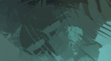 Fırça darbesi ile boyanmış. Sanatsal canlılık ve renkli duvar kâğıdı. Kaotik resim. Taranmış Boyalı Soyut Arkaplan. 