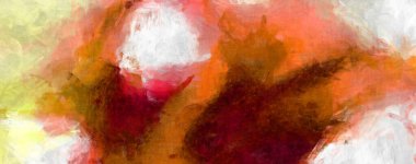 Soyut arkaplanda pürüzlü fırça darbeleri. Fırça boyası. Renkli boya darbeleri. Eşsiz duvar sanatı. Tuvaldeki modern sanat. Renkli çağdaş sanat eserleri. 