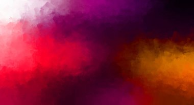 Yaratıcı soyut resim. Artistik fırça darbeleriyle donatılmış. Renkli ve canlı bir illüstrasyon. boyalı sanat.