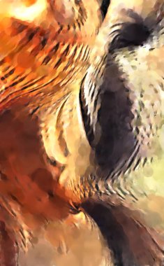 Modern sanat. Renkli çağdaş sanat eserleri. Renkli boya darbeleri. Soyut arkaplanda fırça darbeleri. fırça boyası.