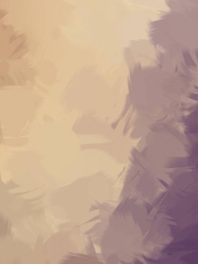 Vahşi fırça darbeleri. Taranmış Boyalı Soyut Arkaplan. Fırça darbesi ile boyanmış. Boya darbeleri. 2B Görüntü.