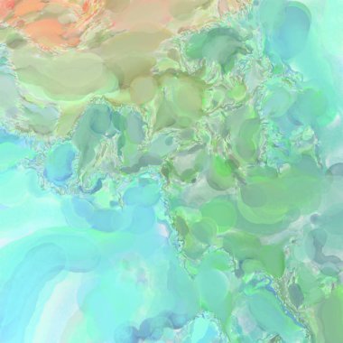 Çağdaş sanat. El işçiliğinin renkli dokusu. Modern resim. Yüzeyde suluboya vuruşlar. Sanatsal arkaplan resmi. Tablo üzerinde soyut resim. Fırça darbeleri. 