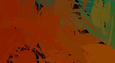 Sanatsal soyut arkaplan. Doku boyalı duvar kağıdı. Boya darbeleriyle yaratıcı bir illüstrasyon. Fırça desenli resim.