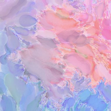 Çağdaş sanat. El işçiliğinin renkli dokusu. Modern resim. Yüzeyde suluboya vuruşlar. Sanatsal arkaplan resmi. Tablo üzerinde soyut resim. Fırça darbeleri. 