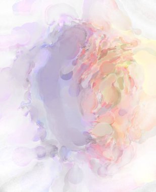 Taranmış Boyalı Soyut Arkaplan. Fırça darbesi ile boyanmış. Boya darbeleri. 2B Görüntü.