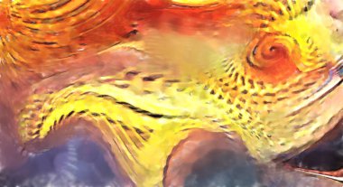 Modern sanat. Renkli çağdaş sanat eserleri. Renkli boya darbeleri. Soyut arkaplanda fırça darbeleri. fırça boyası.