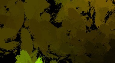 Canlı fırça darbeleriyle boyanmış. Renkli desenli resim. Fırçalanmış duvar kağıdını boya.