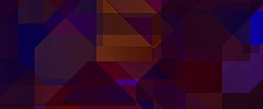 Üçgen arka planda üst üste dizayn ediliyor. Soyut geometrik duvar kağıdı. Geometrik renkli üçgen şekiller.