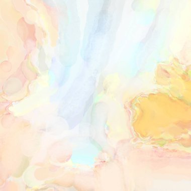 Soyut doku. Yüzeyde etkileyici el yapımı suluboya. Suluboya fırça darbeleri. Modern sanat. Çok renkli arkaplan. Çağdaş duvar sanatı. Renkli bir fon. 2d illüstrasyon.