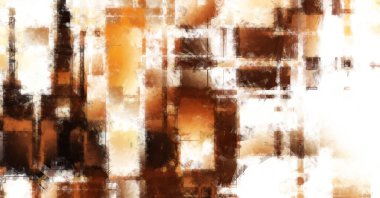 Modern sanat. Renkli çağdaş sanat eserleri. Renkli boya darbeleri. Soyut arkaplanda fırça darbeleri. Fırça boyası. Eşsiz duvar sanatı.