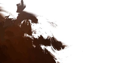 Taranmış Boyalı Soyut Arkaplan. Vahşi kaotik fırça darbeleri. Boya darbeleri. 2D İllüstrasyon. Fırça darbeli resim. 