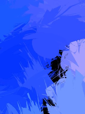 Duvar sanatı Eşsiz ve yaratıcı illüstrasyon. Fırça darbesi ile boyanmış. Renkli fırça darbelerinin soyut arkaplanı. Fırçalanmış canlı duvar kâğıdı. Boyalı sanatsal yaratım.