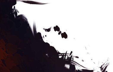 Duvar sanatı Eşsiz ve yaratıcı illüstrasyon. Fırça darbesi ile boyanmış. Renkli fırça darbelerinin soyut arkaplanı. Fırçalanmış canlı duvar kâğıdı. Boyalı sanatsal yaratım.