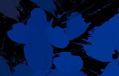 Sanatsal soyut arkaplan. Doku boyalı duvar kağıdı. Boya darbeleriyle yaratıcı bir illüstrasyon. Fırça desenli resim.