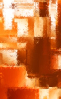 Modern sanat. Renkli çağdaş sanat eserleri. Renkli boya darbeleri. Soyut arkaplanda fırça darbeleri. Fırça boyası. Eşsiz duvar sanatı.