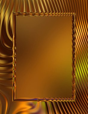 Soyut çerçeveli arkaplan. Renkli, canlı, dalgalı bir duvar kağıdı. Merkezi çerçeveli yaratıcı grafik 2d çizim. Dinamik şekilli modaya uygun sıvı örtüsü.