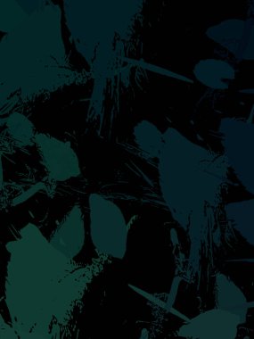 Vahşi fırça darbeleriyle yaratıcı soyut resim. Artistik fırça darbeleriyle donatılmış. Renkli ve canlı bir tasvir. Boyalı sanat.