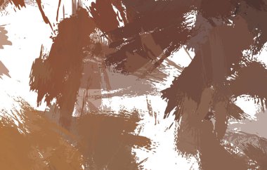 Sanatsal soyut arkaplan. Doku boyalı duvar kağıdı. Boya darbeleriyle yaratıcı bir illüstrasyon. Fırça desenli resim.