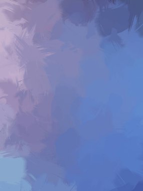 Vahşi fırça darbeleri. Taranmış Boyalı Soyut Arkaplan. Fırça darbesi ile boyanmış. Boya darbeleri. 2B Görüntü.