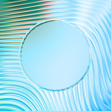 Soyut çerçeveli arkaplan. Renkli, canlı, dalgalı bir duvar kağıdı. Merkezi çerçeveli yaratıcı grafik 2d çizim. Dinamik şekilli modaya uygun sıvı örtüsü.