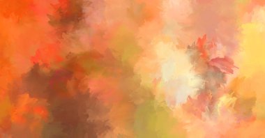 Renkli fırça darbelerinin 2D çizimi. Dekoratif desenli resim. canlı boya desenli arkaplan.