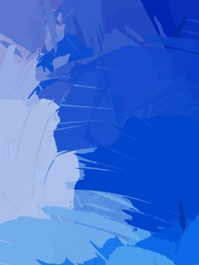 Fırça darbesi ile boyanmış. Sanatsal canlılık ve renkli duvar kâğıdı. Kaotik resim. Taranmış Boyalı Soyut Arkaplan. 