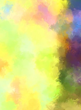 Sanatsal soyut arkaplan. Doku boyalı duvar kağıdı. Boya darbeleriyle yaratıcı bir illüstrasyon. Fırça desenli resim.