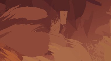 Fırça darbesi ile boyanmış. Sanatsal canlılık ve renkli duvar kâğıdı. Kaotik resim. Taranmış Boyalı Soyut Arkaplan. 