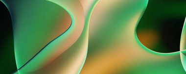 Soyut arkaplan. Değişken renk değişim dalgaları, dinamik hareketlerle. Işık dalgalarının neon renkli soyut tasarımı. Duvar kağıdı, afiş, arkaplan, kart, kitap illüstrasyonu, web sitesi.