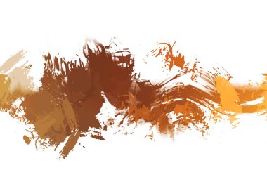 resmedilmiş sanat eseri. fırçalanmış canlı duvar kağıdı. Eşsiz ve yaratıcı illüstrasyon. Renkli fırça darbelerinin soyut arkaplanı. 