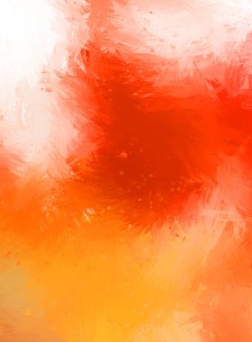 Yaratıcı soyut resim. Artistik fırça darbeleriyle donatılmış. Renkli ve canlı bir illüstrasyon. boyalı sanat