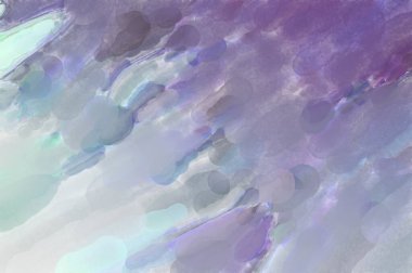 Yüzeyde suluboya vuruşlar. Sanatsal arkaplan resmi. Tablo üzerinde soyut resim. Fırça darbeleri. Çağdaş sanat. El işçiliğinin renkli dokusu. Modern resim.