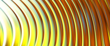 Soyut arkaplan. Renkli dalgalı yansıtıcı duvar kağıdı. Duvar kağıdı, afiş, arkaplan, kart, kitap kapağı veya web sitesi için grafiksel resimleme.