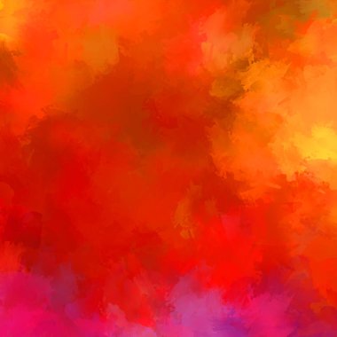 Yaratıcı soyut resim. Artistik fırça darbeleriyle donatılmış. Renkli ve canlı bir illüstrasyon. boyalı sanat.