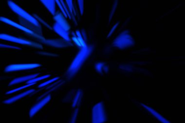 Işık parçacık izleri. Parlayan parçacıkları ve çizgileri olan ışık patlaması yıldızı. Güzel hareketli soyut ışın arkaplanı.