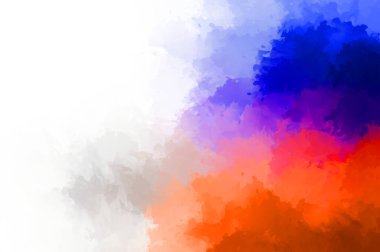 Taranmış Boyalı Soyut Arkaplan. Fırça darbesi ile boyanmış. Sanatsal canlılık ve renkli duvar kağıdı.