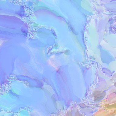 Çağdaş sanat. El işçiliğinin renkli dokusu. Modern resim. Yüzeyde suluboya vuruşlar. Sanatsal arkaplan resmi. Tablo üzerinde soyut resim. Fırça darbeleri. 