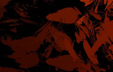 Sanatsal soyut arkaplan. Doku boyalı duvar kağıdı. Boya darbeleriyle yaratıcı bir illüstrasyon. Fırça desenli resim.