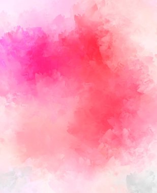 Renkli fırça darbelerinin 2D çizimi. Dekoratif desenli resim. canlı boya desenli arkaplan.